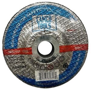 CAMCO GRINDING WHEEL DISC 5 PC. 4-1/2" INCH X 7/8" ARBOR X 1/4" THICK FIVE DISCS
